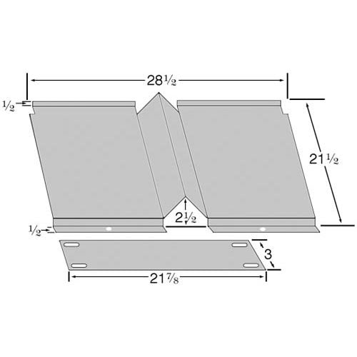 DEFLECTOR OVEN BOTTOM for Blodgett 17861