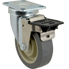 Caster Plate 4 swivel with Brake 01-505042-000PE for Hobart 01-505042-000PE