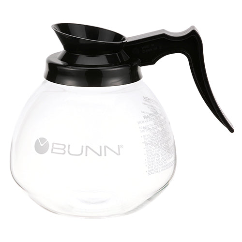 DECANTER GLASS-BLK 12CUP 1PK 42400.0101 for Bunn