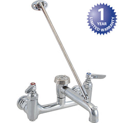 FAUCET 8 WALL MOUNT SERVICE SINK 0665BSTP for T&S Brass