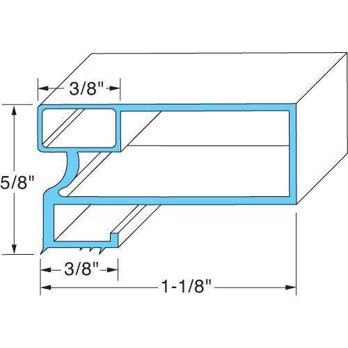 Door Gasket 31 1/4 X 61 5/8 for Arctic Air 5304506125