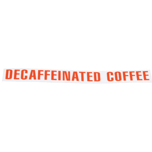 Decal - Decaffeinated 00879.0000 for Bunn 00879.0000