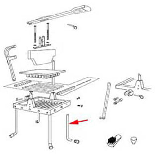 LEG LETTUCE KING IV M# 4400 for Vollrath/Idea-Medalie 379018