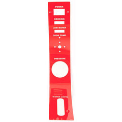 PANEL LABEL RED 7002-1 for Southbend  7002-1