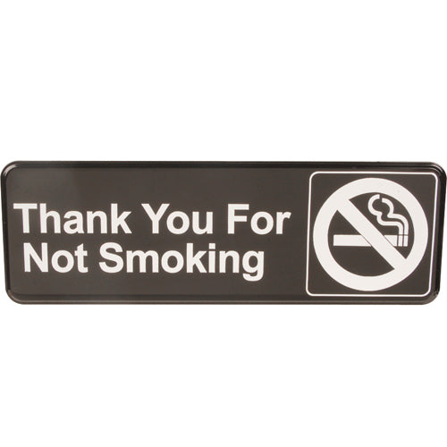 No Smoking Sign 9 Inches x 3 Inches Replacement MPN 4521 for Traex TRX4521