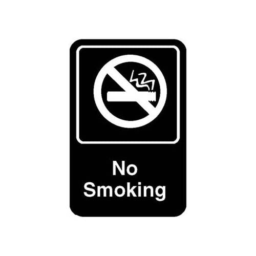 SIGN NO SMOKING 6X9 for Traex TRX5613