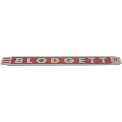 NAME PLATE for Blodgett BL11255