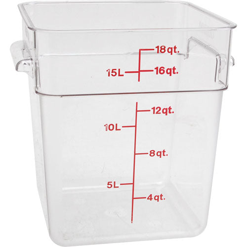 Container Square 18QT for Cambro CAM18SFSCW