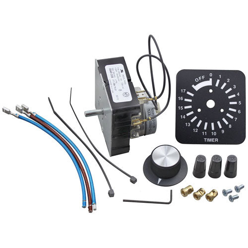 CRES COR Timer 120V 18Hr with Knob and Dial Plate for Cres Cor 0849 008 K