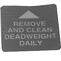 DECAL REMOVE CLEAN DEAD WEIGHT DAILY for Henny Penny 16912