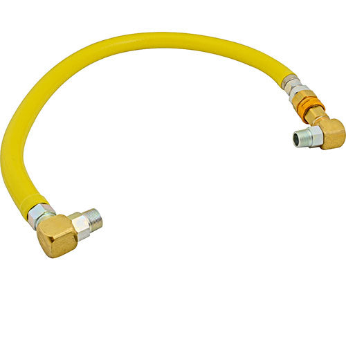 GAS HOSE FLEX CTD 1 X 48 W/90 HG-4E-48S for T&S Brass