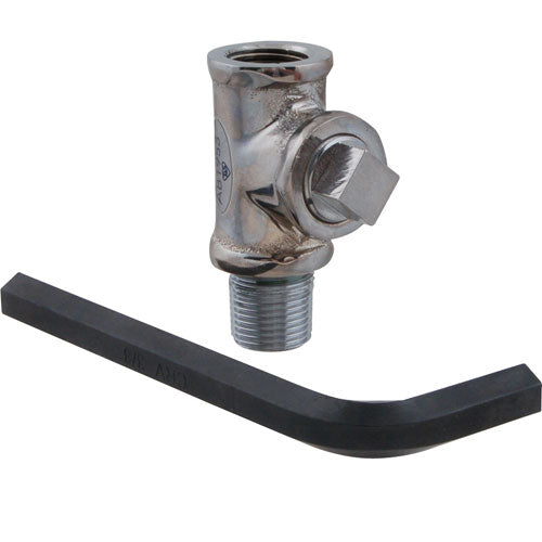 TEE Rigid Chrome Leadfree for T&S Brass -TEE-RGD