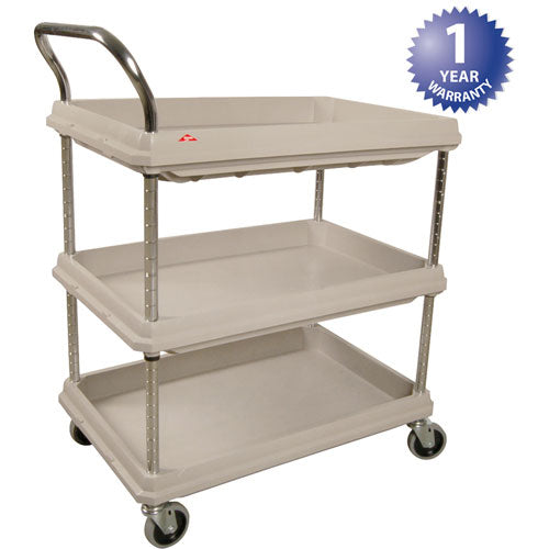 Utility Cart 3 Shelf 3D BC2030-3DG for Intermetro  BC2030-3DG