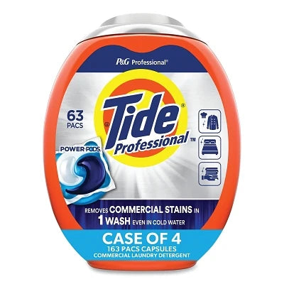 Tide 30772141175 Commercial Power-Pods Laundry Detergent 63 Tabs Tub Replacement 307721411750