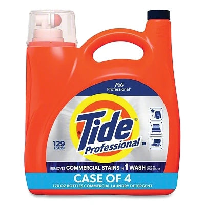 Tide 30772141199 Commercial Liquid Laundry Detergent 170 oz (4 Pack) Replacement 307721411990