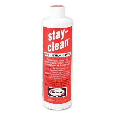 Harris Product Group SCLF16 Stay-Clean Liquid Soldering Flux 16 Oz Bottle