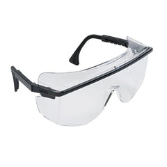 Honeywell S2500 Astrospec OTG 3001 Eyewear Clear Lens Anti-Scratch Hard Coat Black Frame