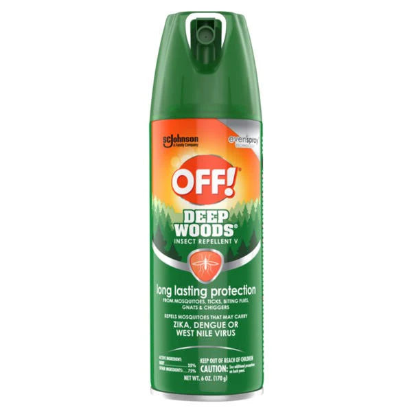 OFF! Deep Woods Insect Repellent SC Johnson Professional 611081 Aerosol Spray 6oz Case of 12