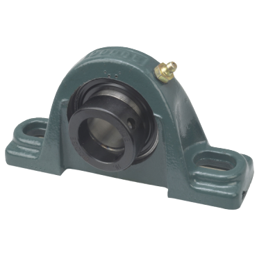 Dodge P2BSXR103 Pillow Block Ball Bearing Unit - 2-Bolt Base - 1-3/16 in Bore - Cast Iron Material - Non-Expansion Bearing