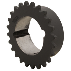 Martin 50BTB25 Bushing Bore Roller Chain Sprocket - Taper Locking, 50 / 5/8 in, 25 Teeth, 2012 Bushing, Steel Material