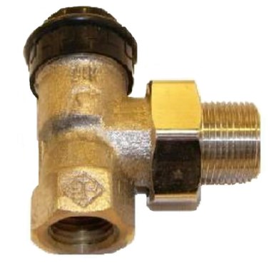 TACO 5423 | Valve Body Heat-Gard 54 Vertical Angle Thermostatic 1/2 Inch Brass NPT Union