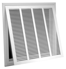 Hart & Cooley 673T Filter Grill 20x20 Inch White 24x24 Inch Drop In