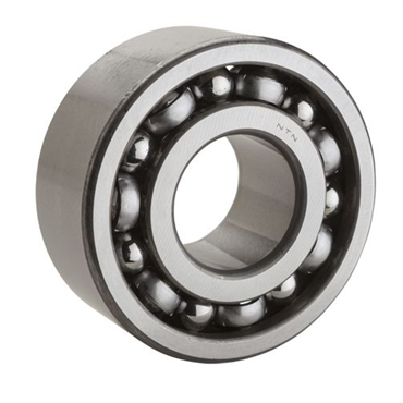 NTN 5205C3 Double Row Angular Contact Bearing - 25 mm Bore, 52 mm OD, 0.8110 in Width, Open, Without Snap Ring, 25 ° Contact Angle, C3