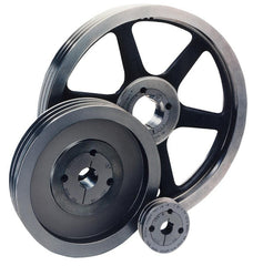 Dodge 3-3V4.12-1610 SHEAVE - V-Belt Pulley - 4.07 in Pitch Dia., 4.12 in O.D., 3 Grooves, 1610 Series Bushing