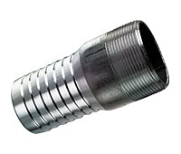 Kuriyama STN400 4 in. Size Hose Nipple (Plain Steel) NPT Thread