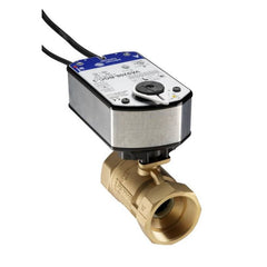 Johnson Controls VG1245DP+938BAA Two-Way Stainless Steel Ball Valve with Electric Actuator