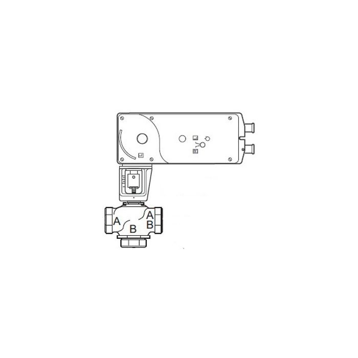 Schneider Electric VS-7323-593-4-11 23W DIV NPT 24VAC/DC PROP S/R