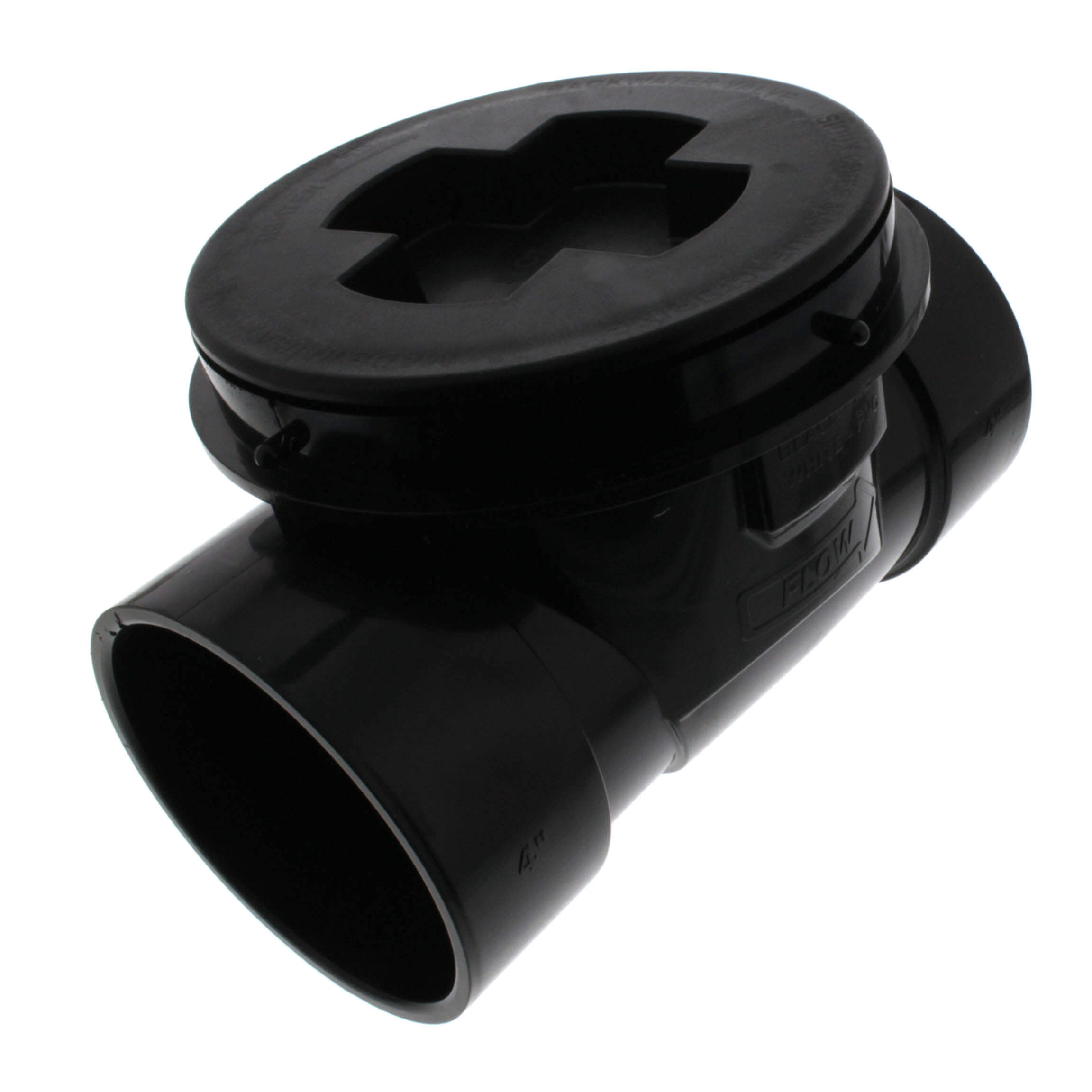 Sioux Chief 869-S4A 4 in ABS Solvent Weld Backwater Valve