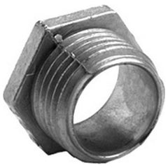 Bridgeport Fittings 1103-DCI Conduit Nipple Zinc Die Cast Ball Burnished/Mirror Smooth Threaded 3/4 in Trade Size 1/2 x 1/4 x 1-3/8 in