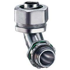 Bridgeport Fittings 476-LT2 Liquid Tight Connector Zinc Die Cast 90 Degree 2-1/2 in.