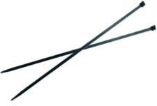 BURNDY CT50400C0 UV Black1 Nylon 6/6 Cable Tie, 4 Max. Bundle Dia, 50 Lbs, 15.50 Long