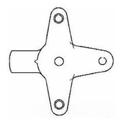 CHANCE 1SBM18CLRH Cutout Arrester Standoff Bracket Single-Phase 3-Position 18 in L