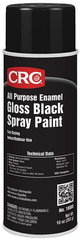 CRC Industries 18005 All Purpose Enamel Spray Paint-Gloss Black 10 Wt Oz