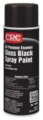 CRC Industries 18005 All Purpose Enamel Spray Paint-Gloss Black 10 Wt Oz