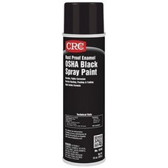 CRC Industries 18105 Rust Proof Enamel Spray Paint-OSHA Black 20 oz