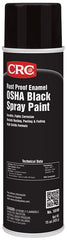 CRC Industries 18105 Rust Proof Enamel Spray Paint-OSHA Black 20 oz