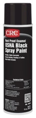 CRC Industries 18105 Rust Proof Enamel Spray Paint-OSHA Black 20 oz