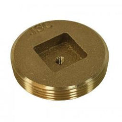 Jones Stephens IPS-68835 1-1/2 CSK Tapped Brass Plug