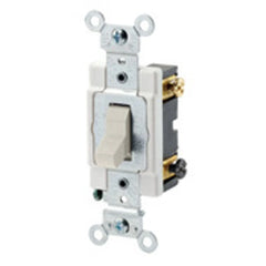 Leviton CSB3-15T 3-Way AC Quiet Switch 15 Amp 120/277 Volt Grounding Light Almond