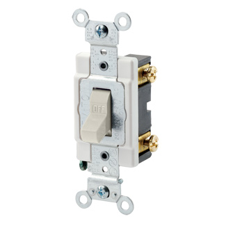 Leviton CSB1-20T Toggle Switch 20A 120/277V Light Almond