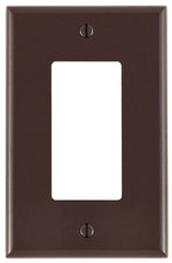 Leviton 80601 PJ26 Wallplate Midway Size Brown