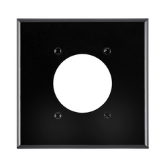 Leviton 80526-BLK PJ703-BLKE Power Standard Size Receptacle Wallplate