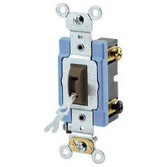 Leviton 1203-2L 15 Amp 120/277 Volt Toggle Locking 3-Way AC Quiet Switch