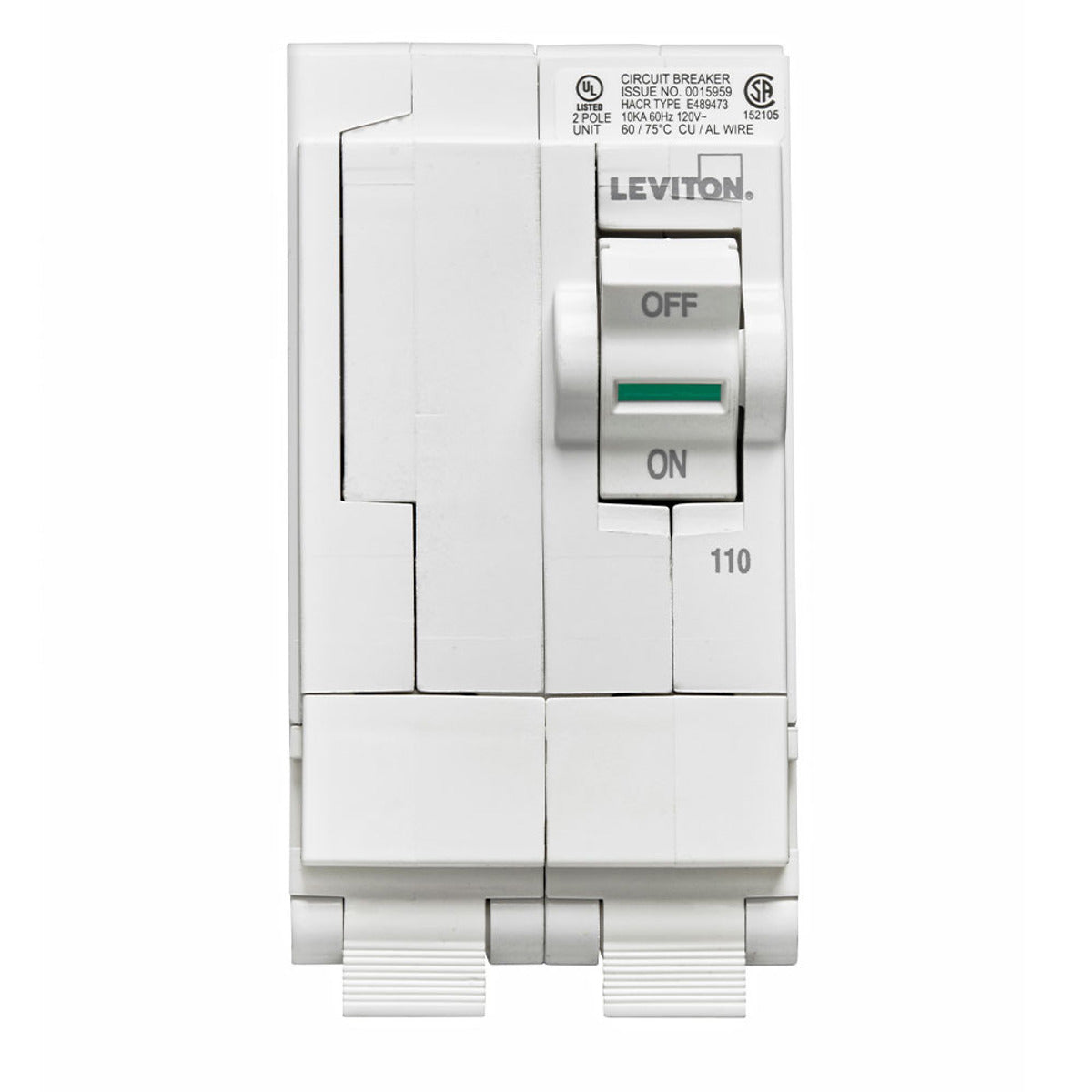 Leviton LB211 Branch Circuit Breaker, 110A 120/240V, Standard