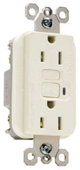 Pass & Seymour 1595LA Trademaster GFCI Receptacle 15A 125V Light Almond