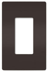 Pass Seymour RWP26 Radiant Screwless Wall Plate 1G Brown